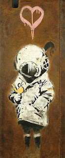 Banksy Space Girl and boy