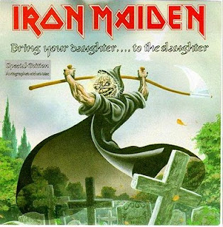 Portada Iron Maiden edicion especial bring your daughter... to the slaughter
