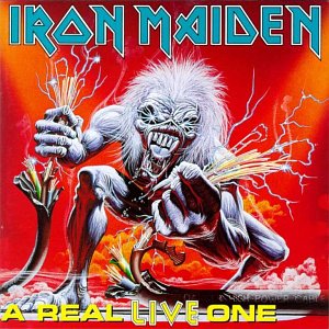 Portada Iron Maiden a real live one