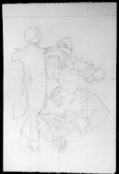 pencil ballroom watercolor outline dancing painting paper