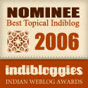 Indibloggies 2006 Nominee