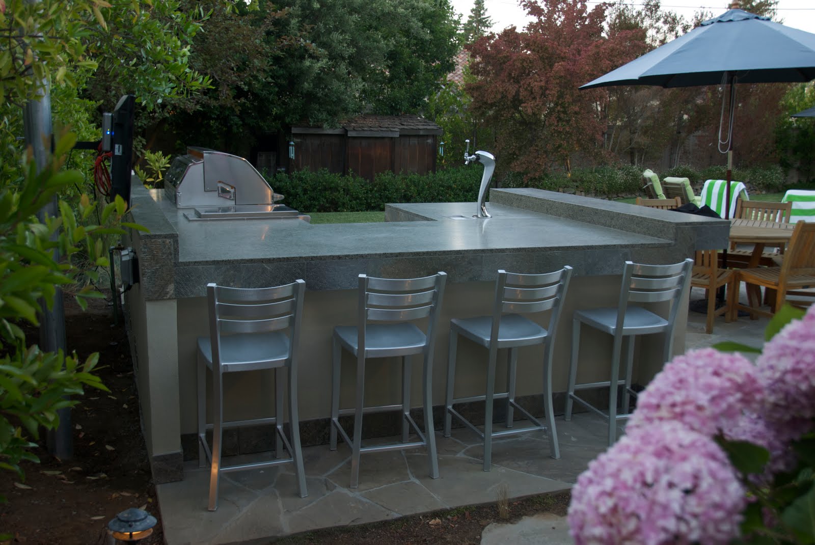 Outdoor Kitchen Construction More Shots