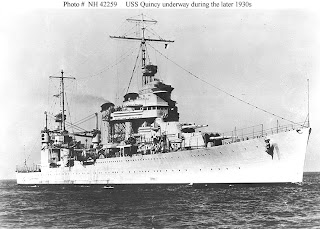 quincy uss ca 39 snafu cruiser during 1937 navsource history naval 1930s photographed