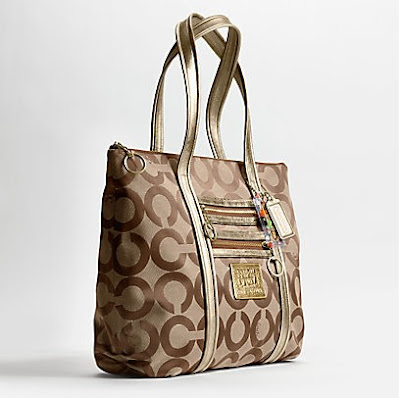 SANANI: COACH POPPY ART GLAM TOTE 13826
