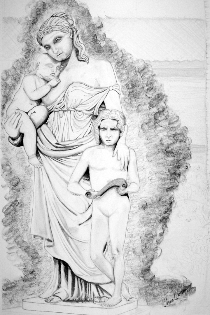 BYUH Drawing: Statue - Final BYUH Drawing: Statue - Final