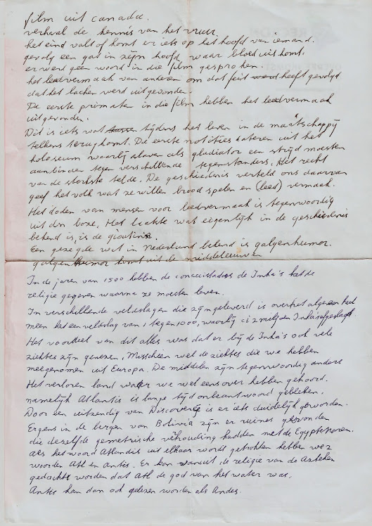 Het gedrag van primaten geschreven blz 1