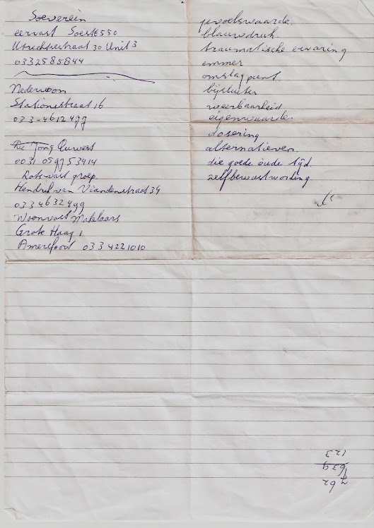 Derde vel steekwoorden en woonmakelaars