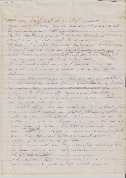 Geschreven bezwaarschrift de penis blz 1