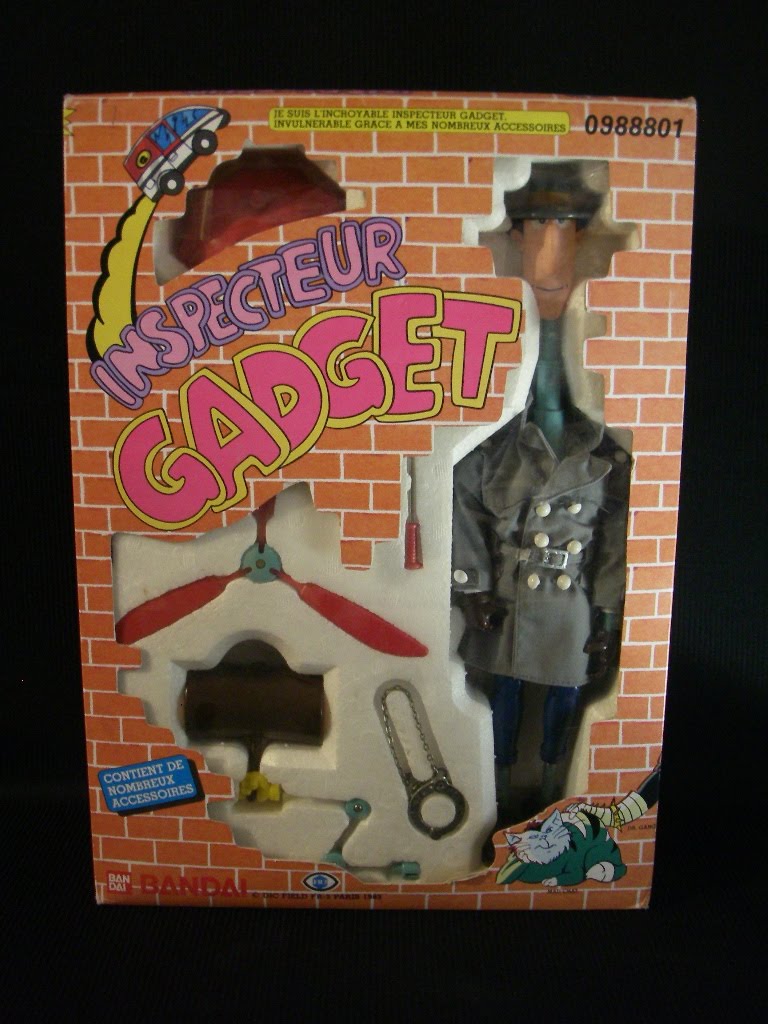 lot de 9 figurines Inspecteur gadget 1984 BANDAI et p & m trés bon état
