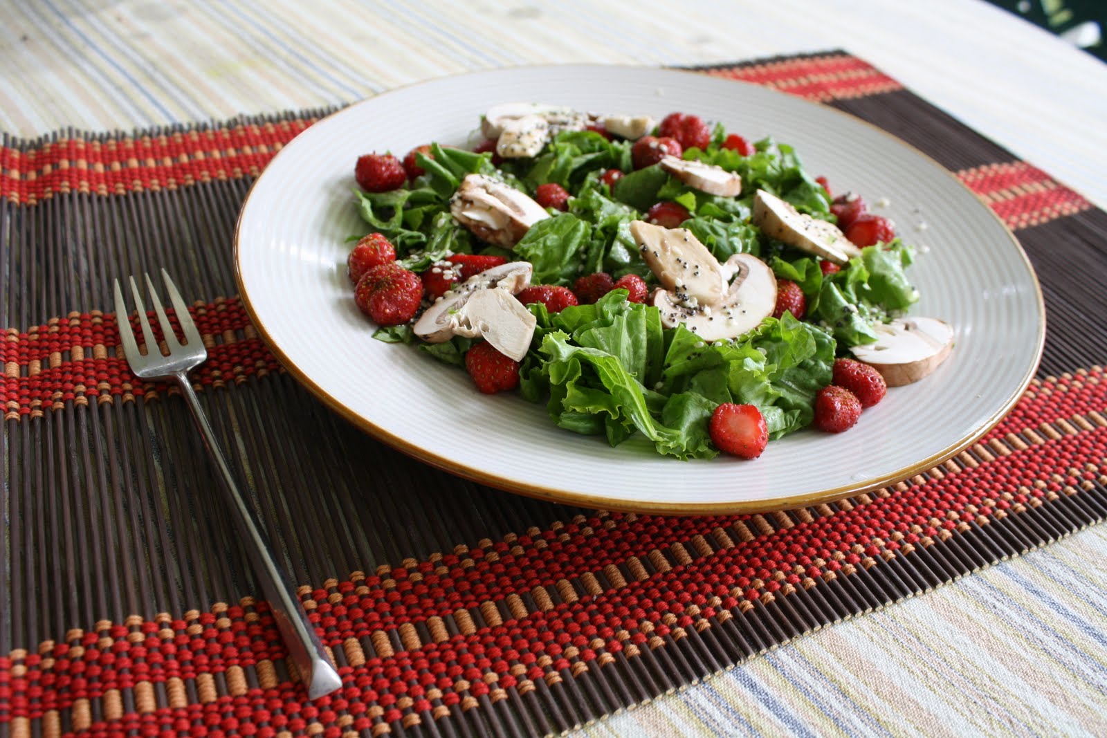 Artistic Eatables Summer Salad with Kentucky Dressing