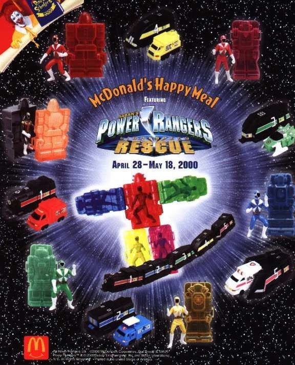 Power Rangers Mcdonalds Toys 38