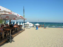 Spis middag på stranden