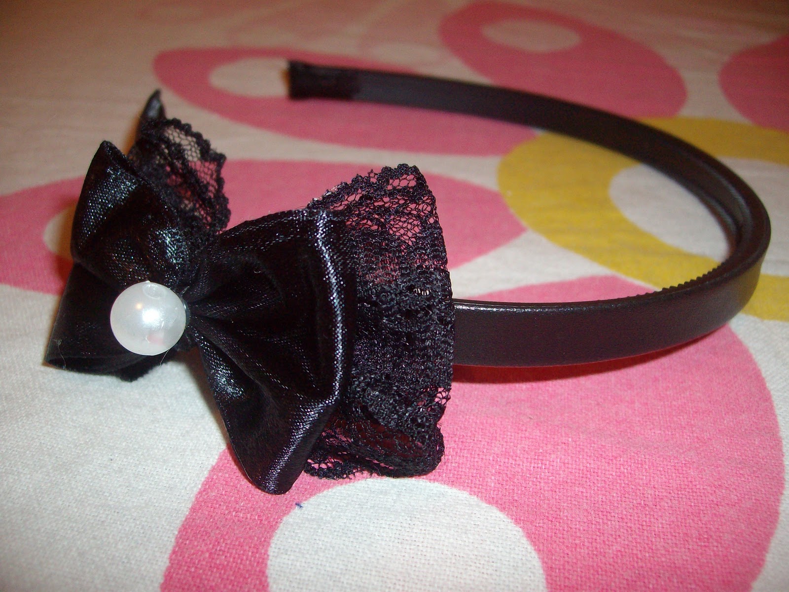 Gi Arte Biscuit Tiaras Lacinhos de renda e Cetim