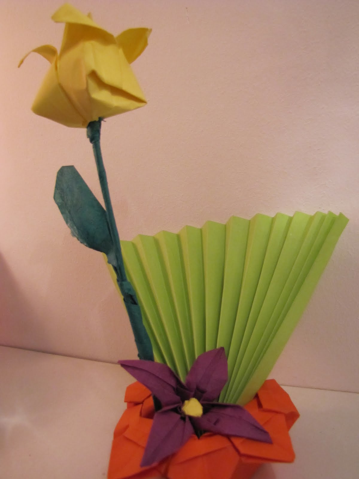 Palatul de Hârtie origami ikebana