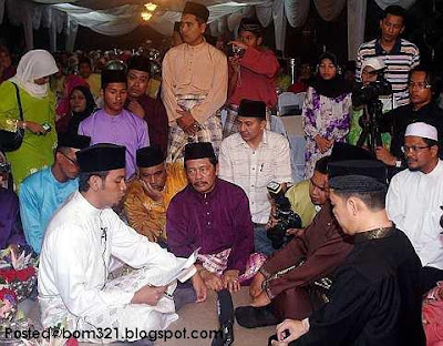 Gambar Pernikahan Aida (Gadis Melayu) Dan Saiful Nizam (TV3)