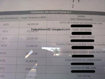 No Plat Kenderaan Dato' K dan Dato' Siti Nurhaliza