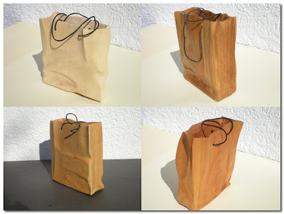 wooden shopping bags