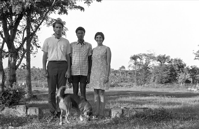 me, Patrick Garlough, Susan, and Wiggle - Kenema - 1968