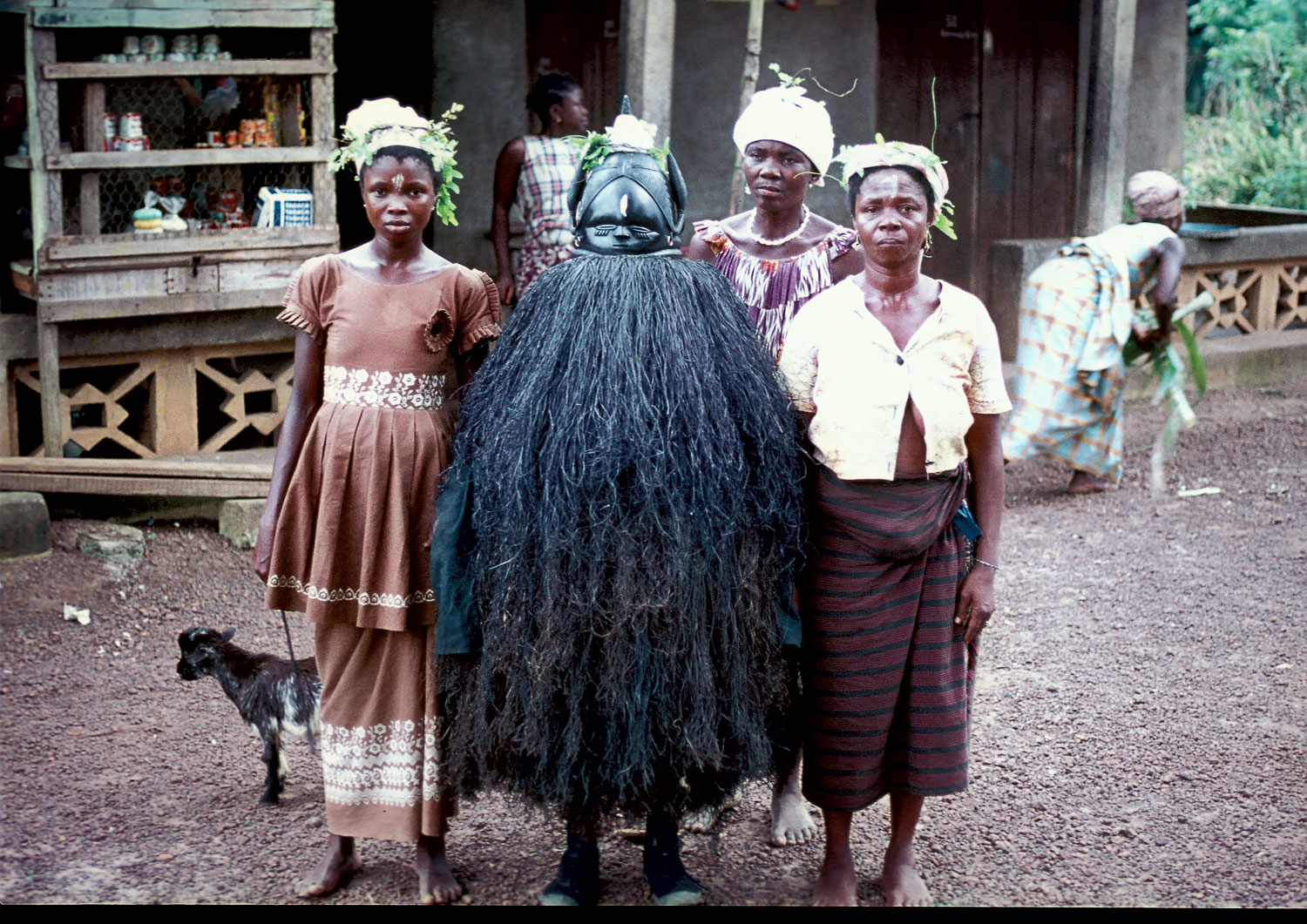 Sierra Leone I 1968 - 1970: A Su Gande Carved Bondo Mask - Dama Rd in 