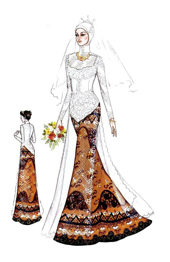 Beautiful Wedding Wedding Clothes Design Sketches