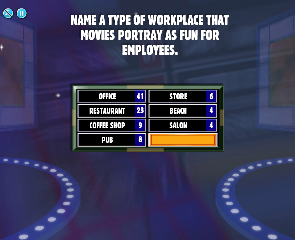 Facebook Family Feud Cheats Name A Type Of Workplace That Movies Portray As Fun For Employees 