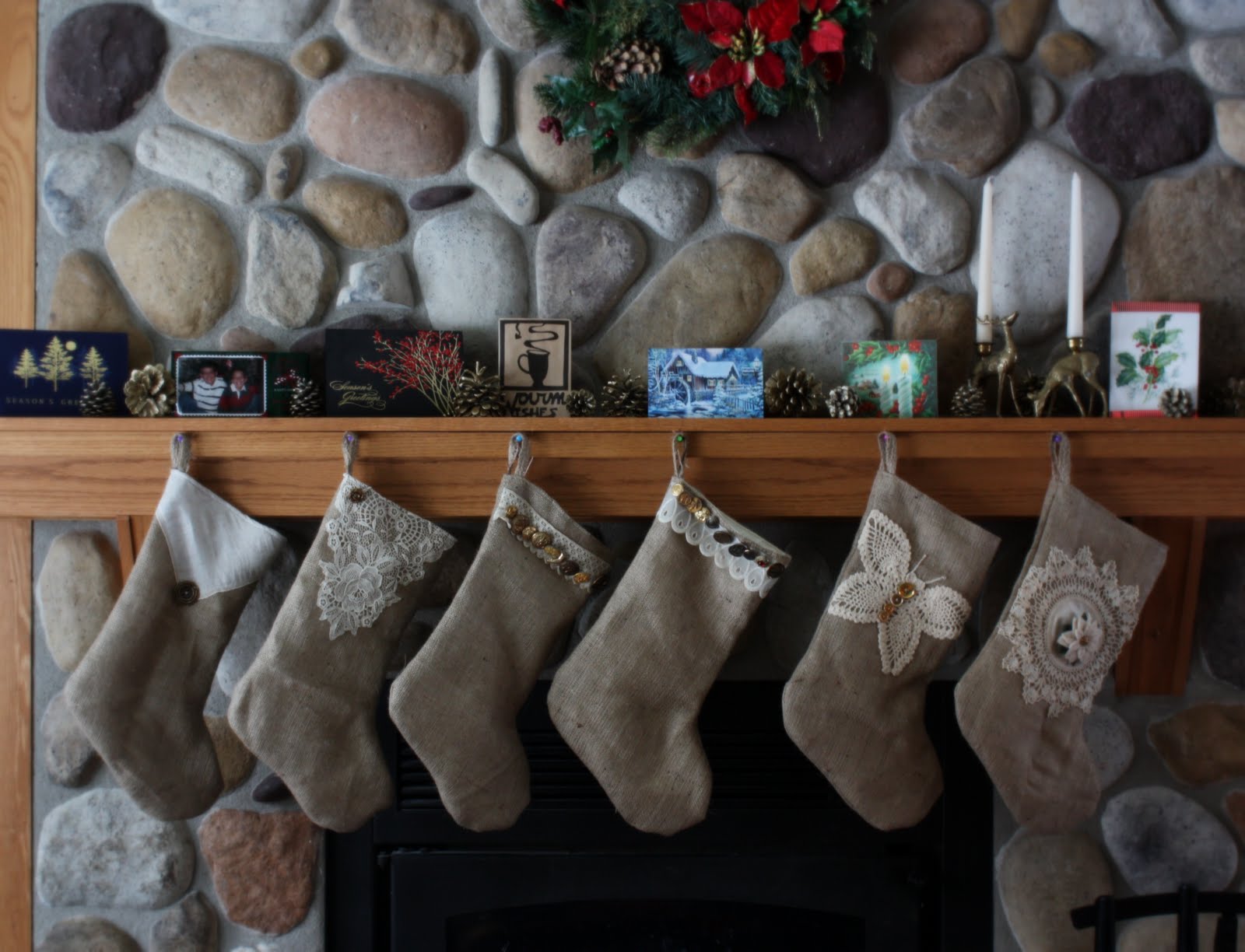 lil fish studios: Stockings Hung By The Chimney With Care