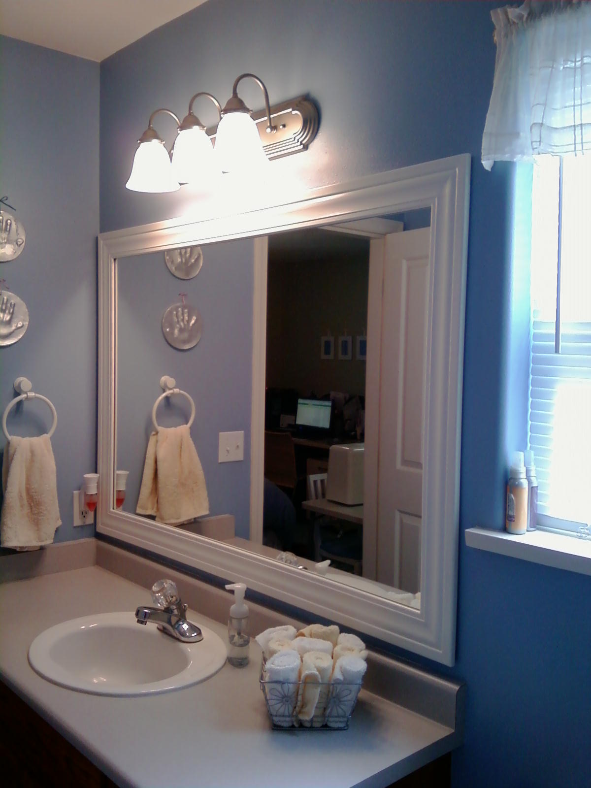 This Thrifty House: Framed Bathroom Mirror