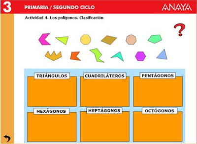 Clase 6º A CEIP Mata Linares: Clasificación de los polígonos