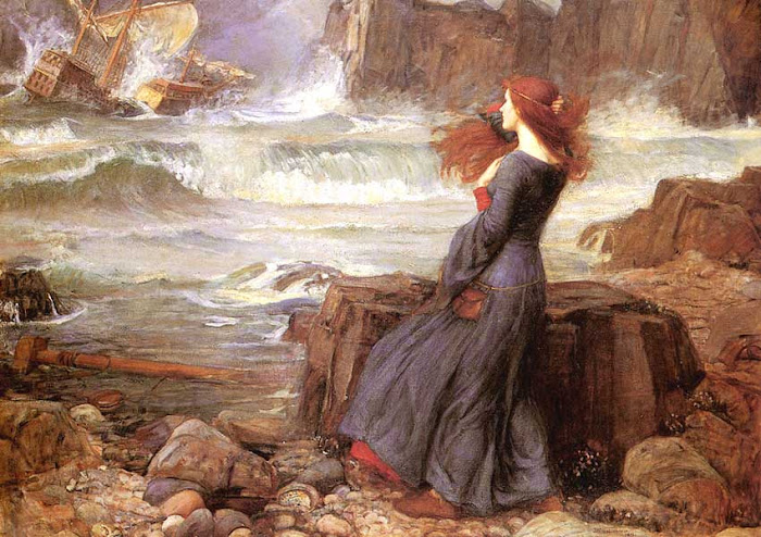 Miranda The Tempest by John William Waterhouse
