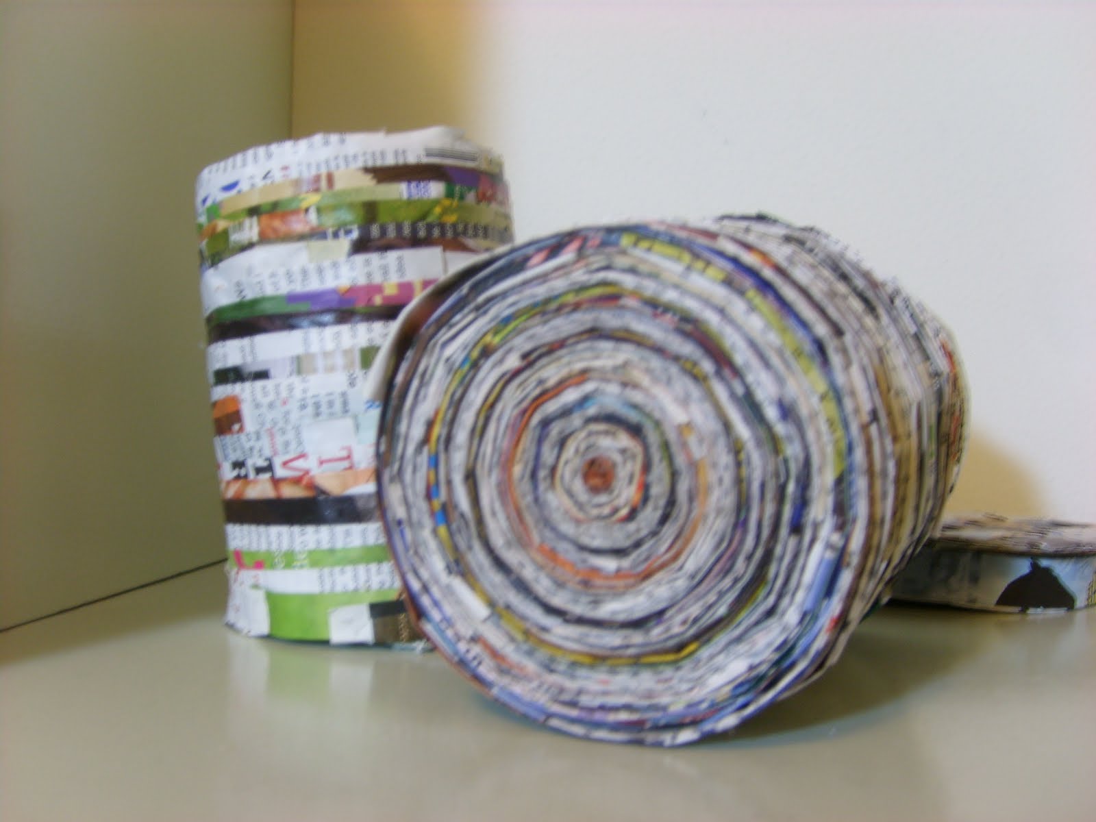 Art Beyond Crafts Recycled Magazine Baskets