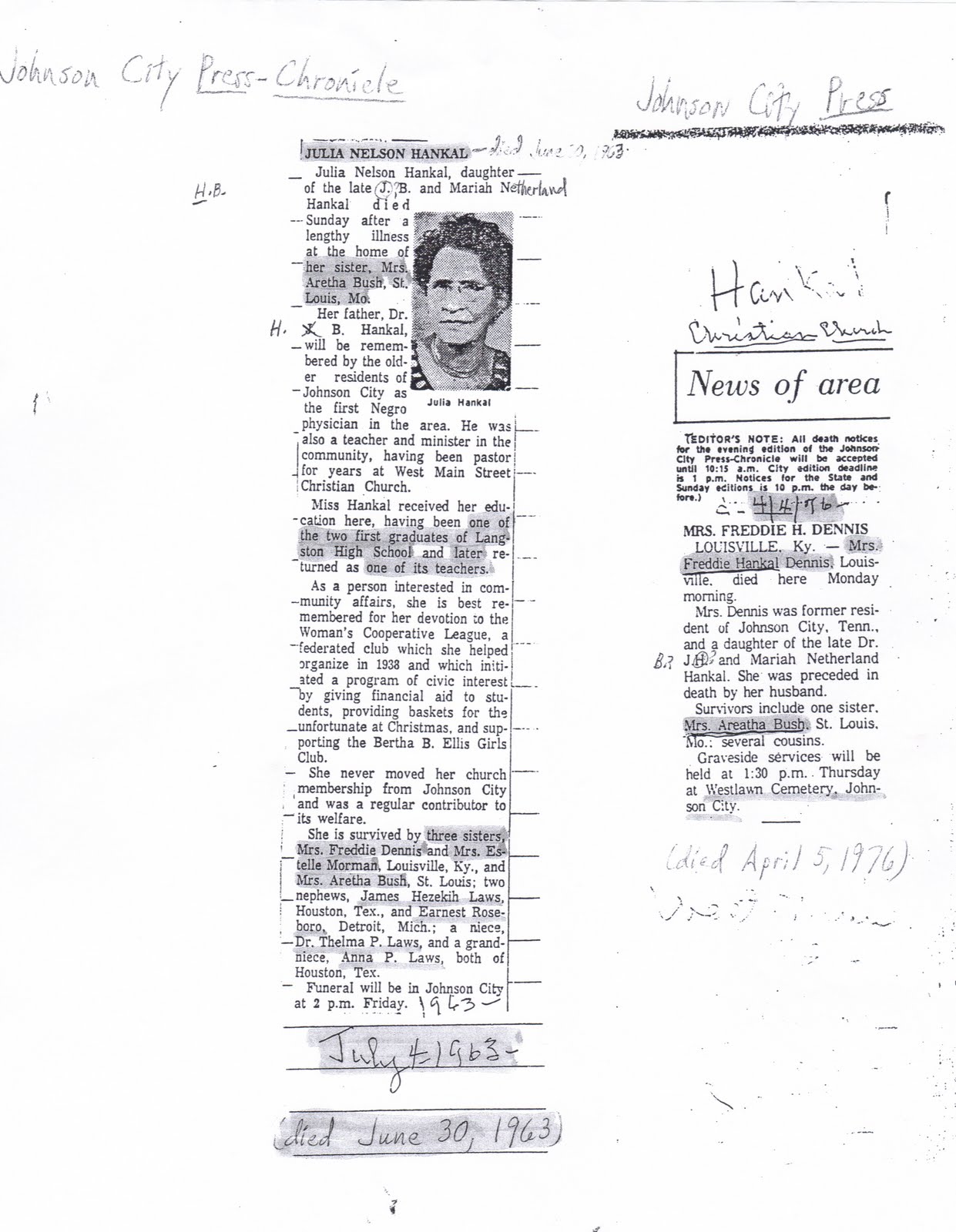 Johnson City Press Chronicle Obituary - je62rof