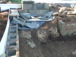 LEFT SIDE RETAINING WALL