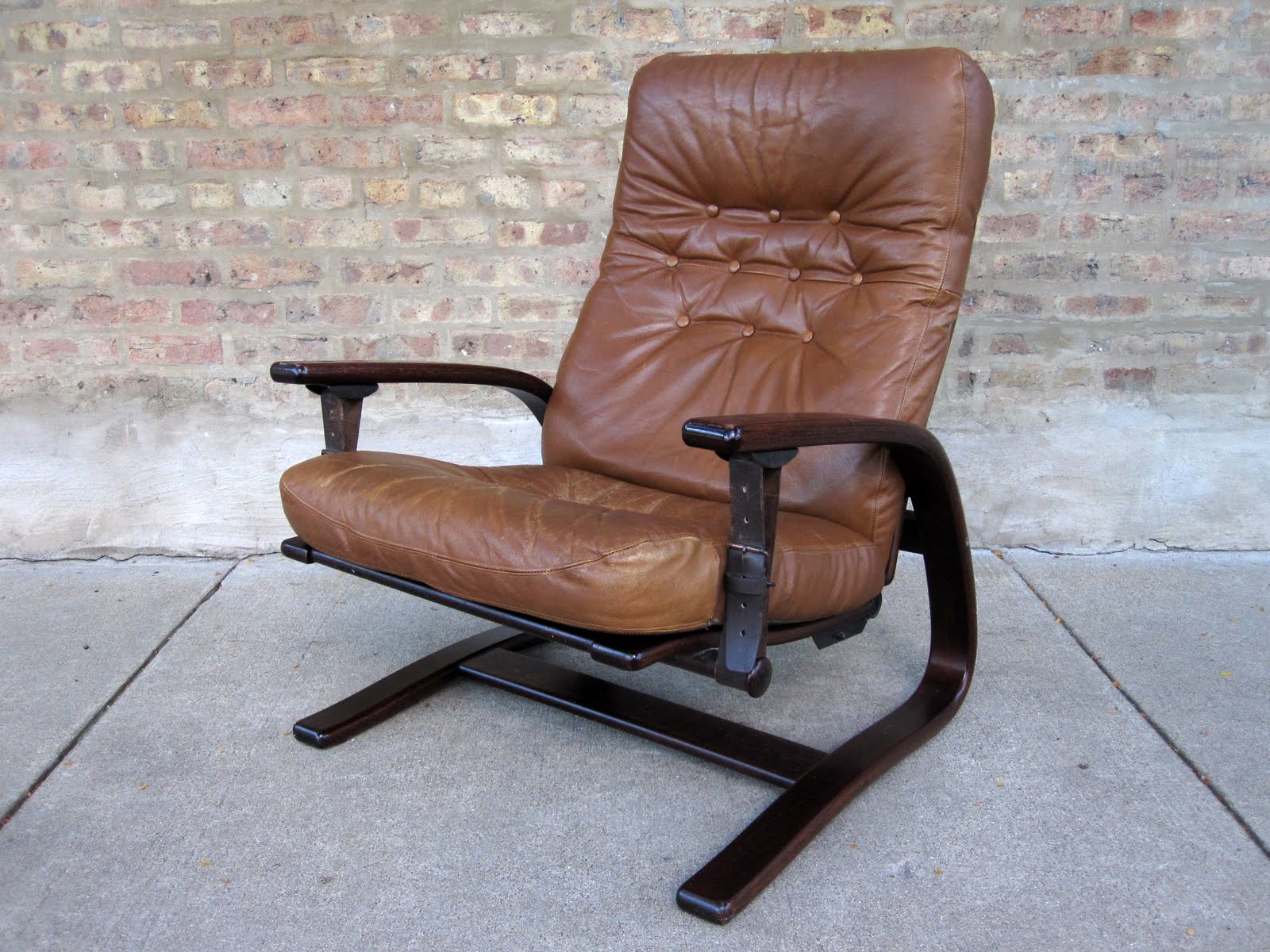 circa midcentury: 'westnofa' lounge chair and ottoman II