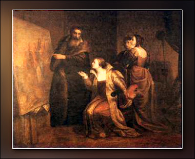 Jacopo D'Andrea - Tiziano Vecellio ed Irene da Spilimbergo (1856)