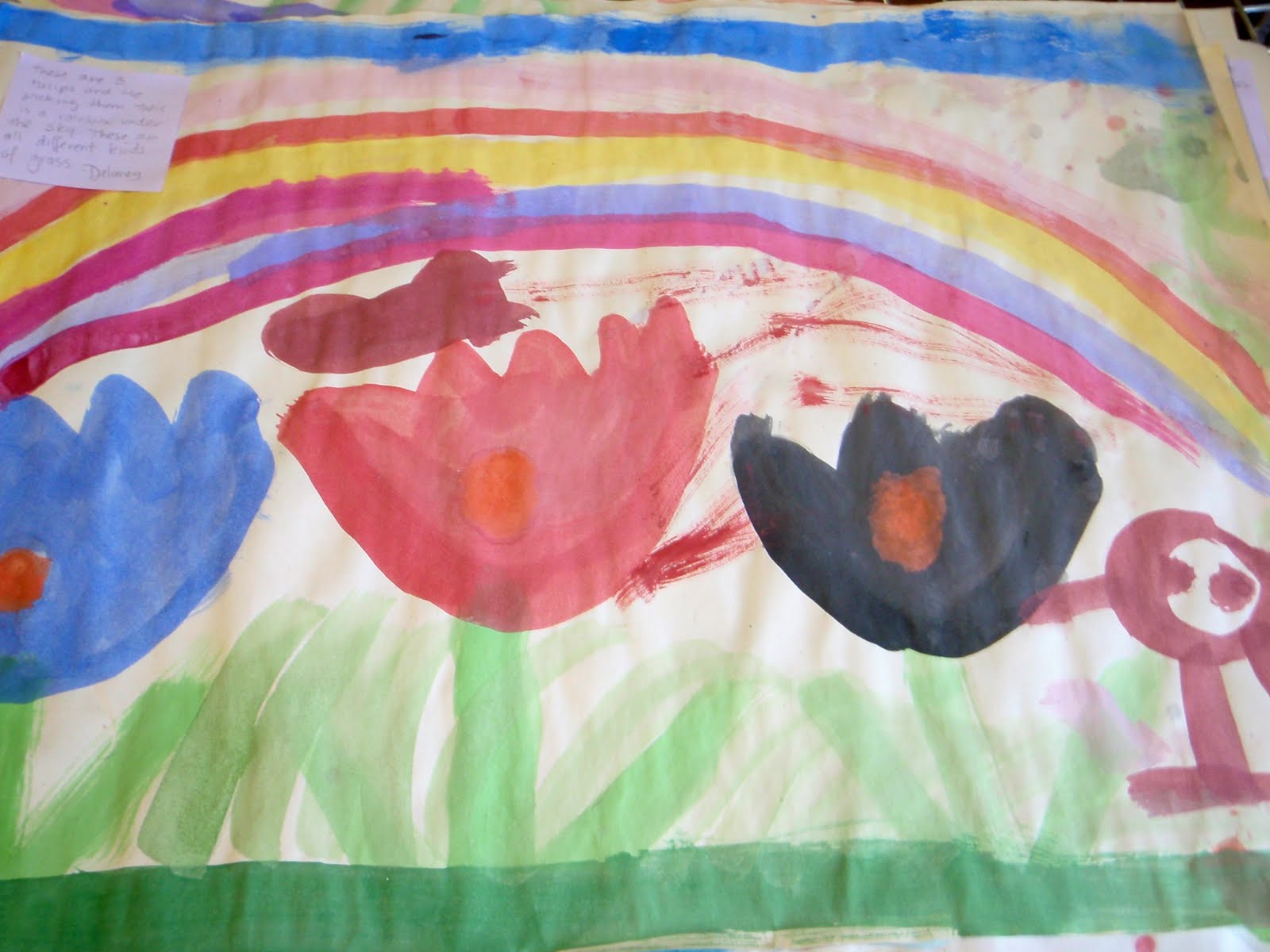 Fayston Elementary Art Kindergarten Paintings