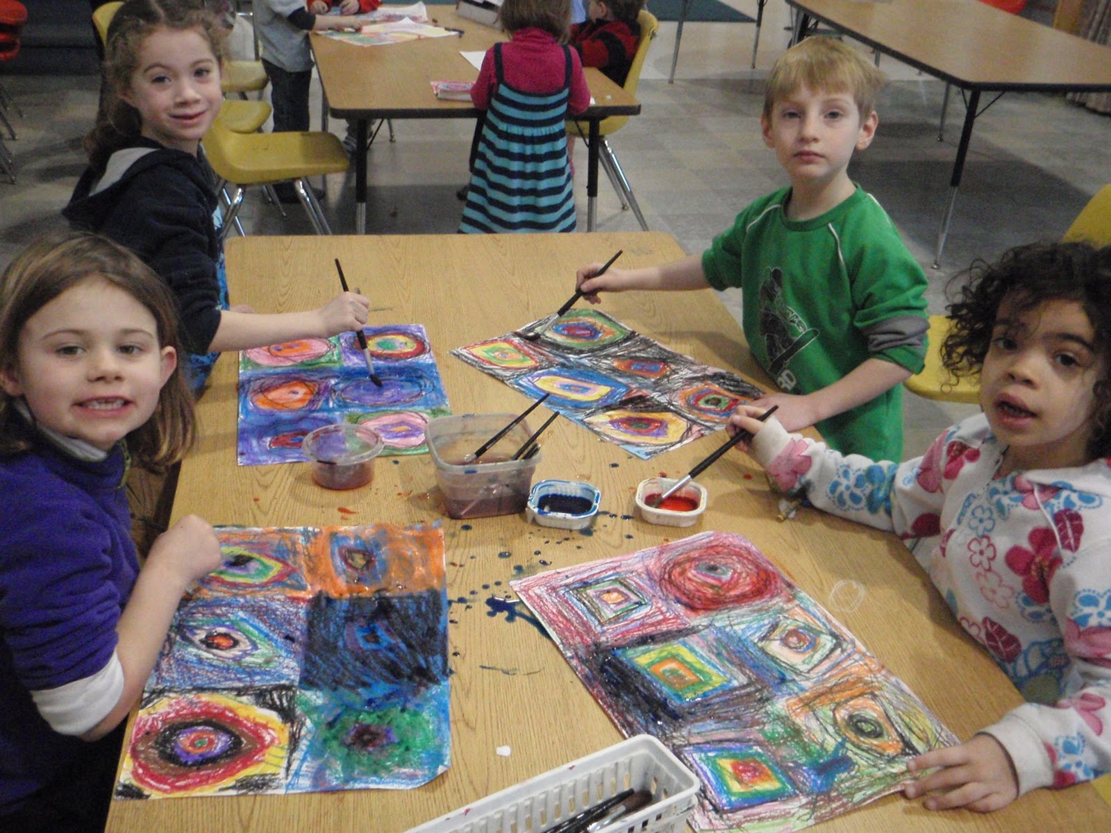Fayston Elementary Art Kindergarten Kandinskys