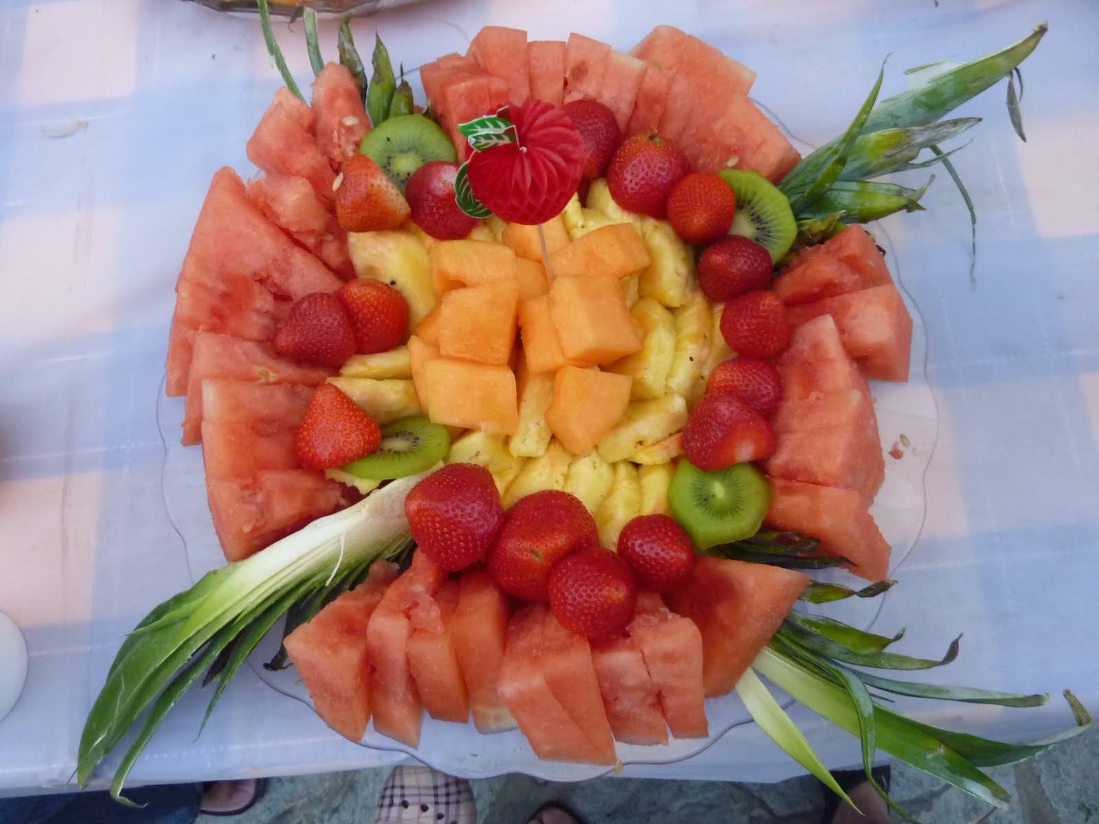 Trace my footsteps: Creating A Fruit Platter