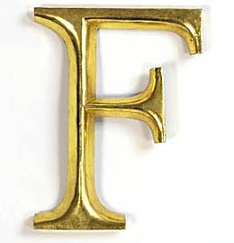 Gold Letter L Cake Topper Gold Letter L Cake Topper