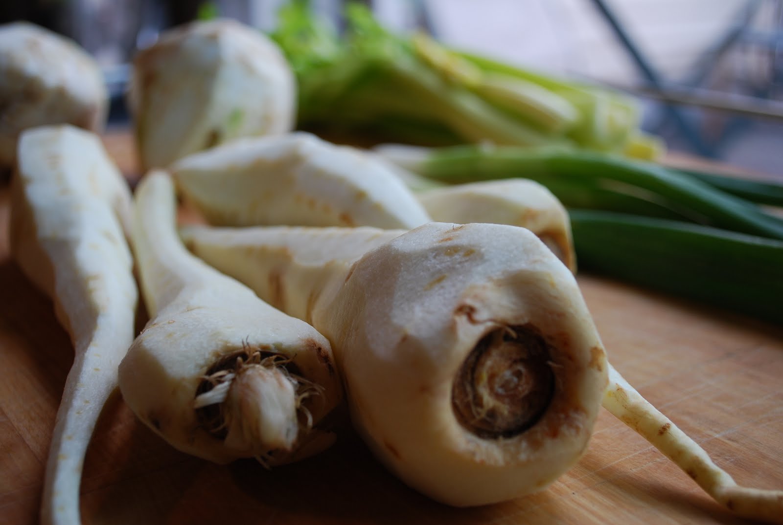 celery root and roasted parsnip soup Brooklyn Supper