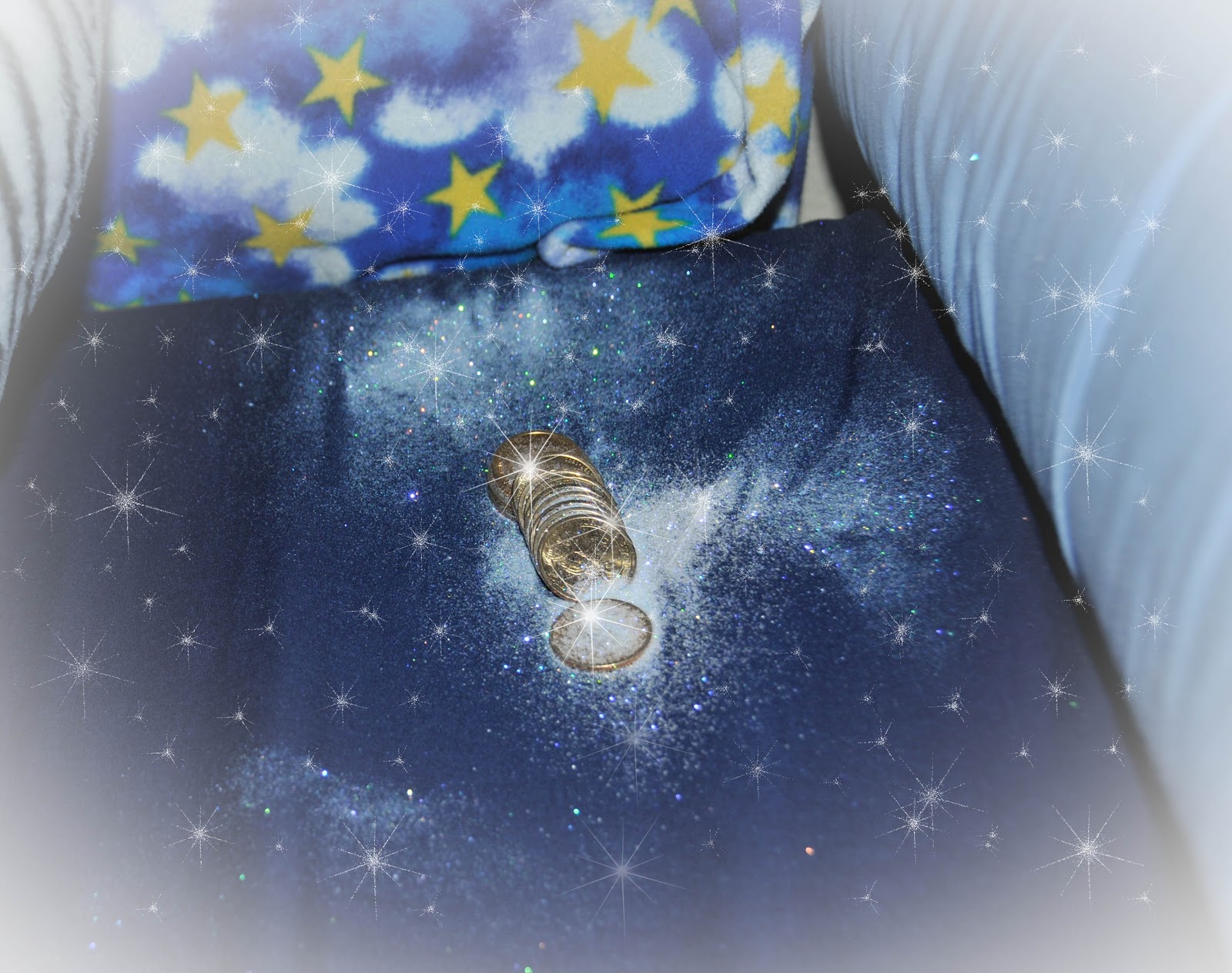 Two Worlds Meet Glitter and Gold, Fairies and dust, Magical childhood