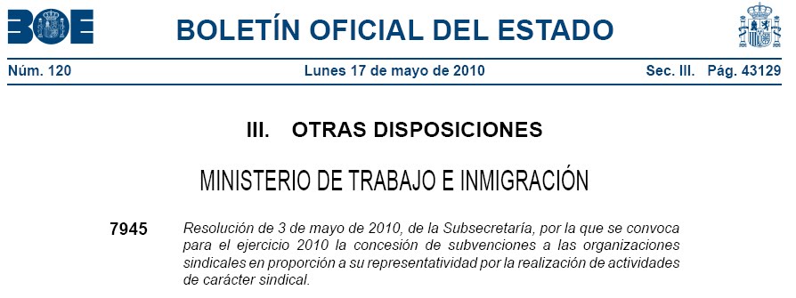 La Resistencia SUBVENCIONES