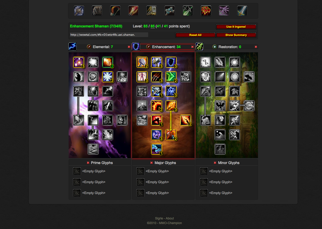 LOSTies Shaman Talent Builds, Patch 4.0.3