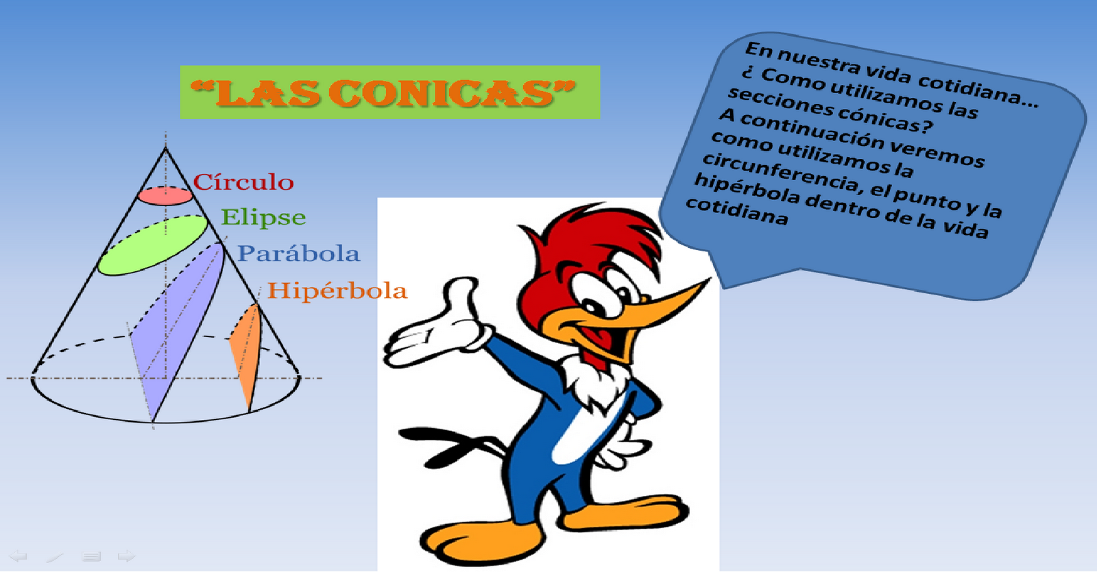 Geometria Analitica Conicas UTILIZAMOS LA CONICAS