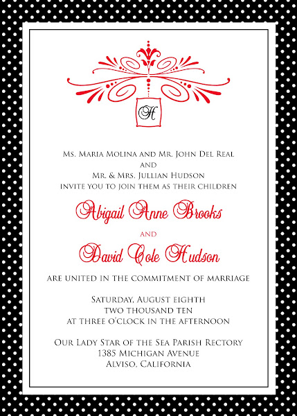 The Cotton Club Wedding Invitation