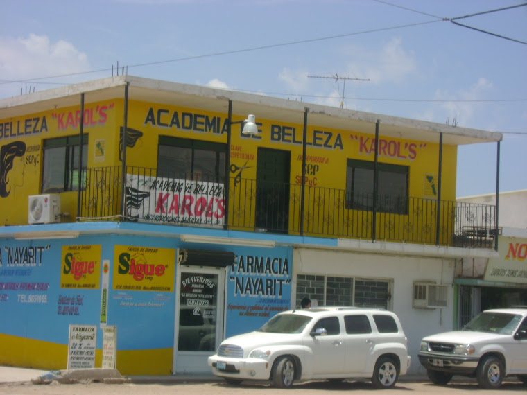 Negocios del centro del pueblo de El Carrizo