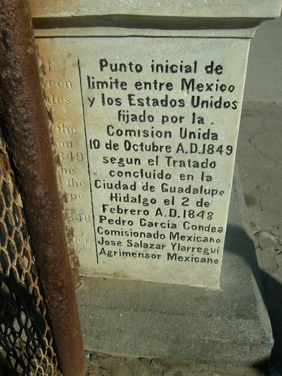 Aqui empieza o termina México en Tijuana Baja California