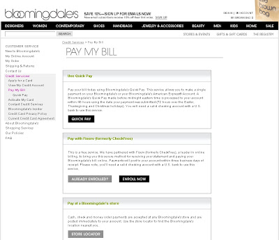 How to pay Bloomingdales Credit Card Payment at Bloomingdales.com/PayBill?