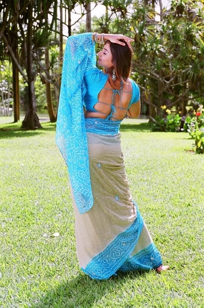 Namitha Hot Saree Backless Exclusive Photoshoot |Beautiful 