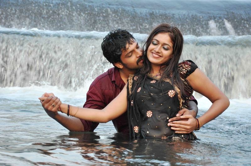 Meghana Raj - In Tamil Movie Kadhal Vedham Bath Shower New -7084