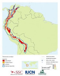 Distribución del Oso Andino